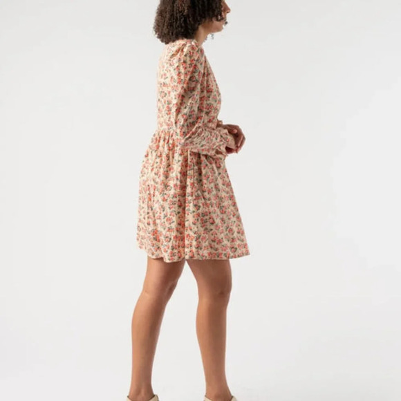 Batsheva x Laura Ashley Crosby Rose Floral Mini Dress - Picture 3 of 10